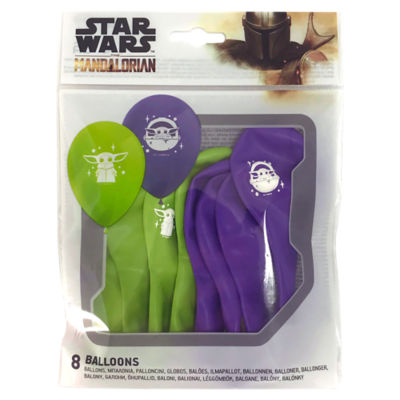 The Mandalorian Latex Balloons 8pk - ASDA Groceries