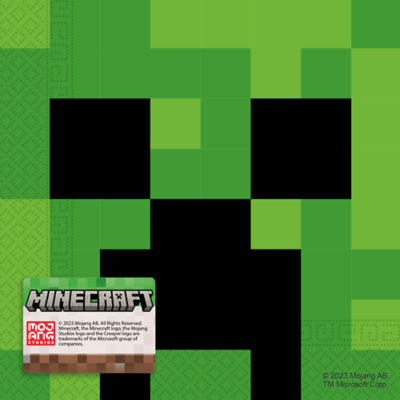Minecraft 20 Paper Napkins