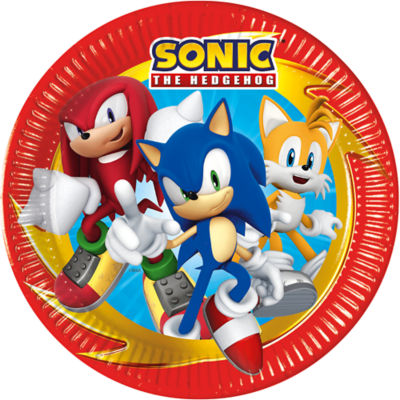 Sonic the Hedgehog Party Plates 23cm Pack of 8 - Image 4