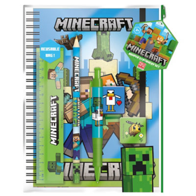 Minecraft Bumper Stationery Set
