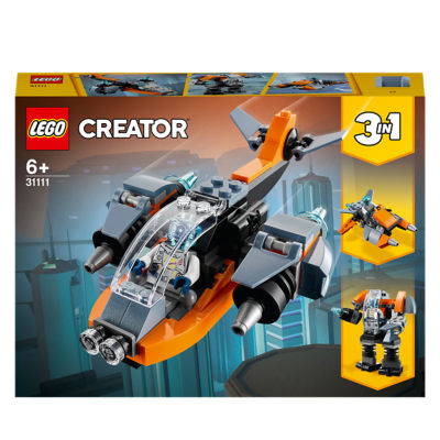 LEGO Creator 3 in 1 Cyber Drone Building Set 31111