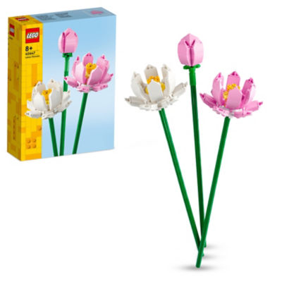 LEGO Botanicals Lotus Flowers Bouquet Building Set 40647