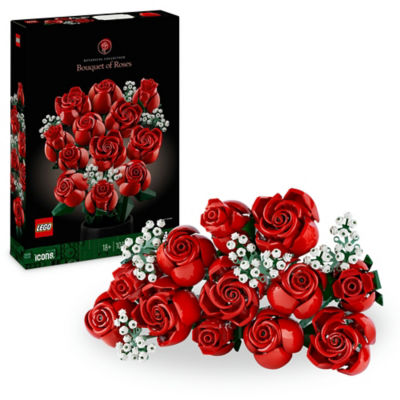 LEGO Botanicals Bouquet of Roses Flower Set for Adults 10328