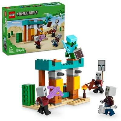Lego Minecraft 21267 The Illager Desert Patrol Construction Playset