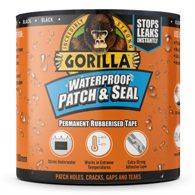 Gorilla Waterproof Patch & Seal Tape Black