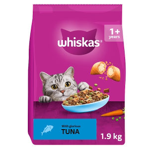 Whiskas 1+ Dry TUNA Cat Food 1.9kg