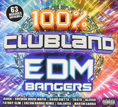 CD 100% Clubland EDM Bangers