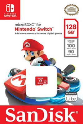 SanDisk Nintendo Switch MicroSD Card 128GB - ASDA Groceries