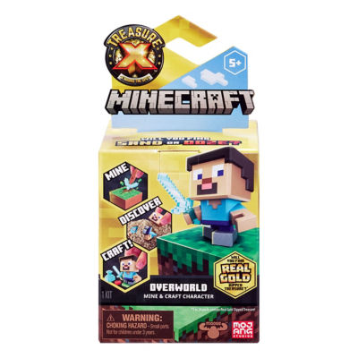 TREASURE X Minecraft Overworld Mine and Craft Character