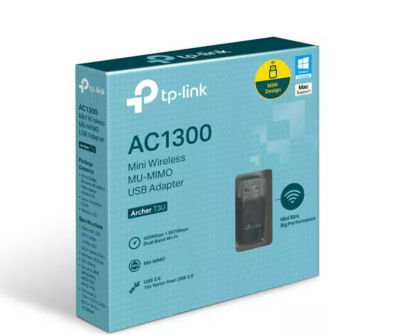 Tp-Link Ac1300 Mini Usb Wi-Fi Adapter - Archer T3u