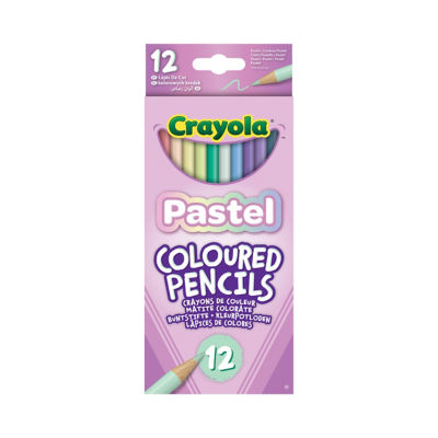 Crayola 12 Pastel Coloured Pencils