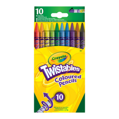 Crayola Twistables Coloured Pencils 10 Pack