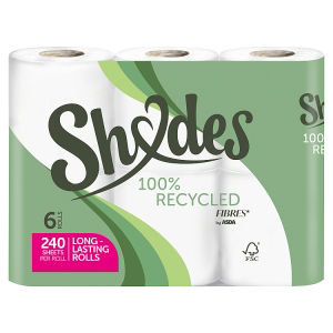 ASDA Shades by  6 Long-Lasting Rolls