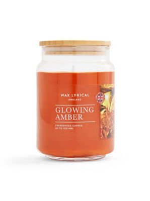 Wax Lyrical Large Jar Glowing Amber