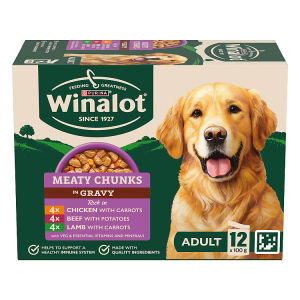 Winalot Meaty Chunks Small Dog Mixed in Gravy Wet Dog Food 12x100g