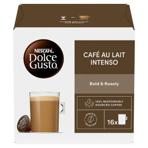 NESCAFE Café au lait intenso coffee pods X16