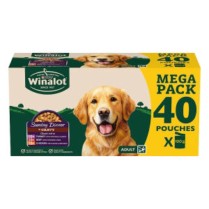 Winalot Sunday Dinner Mixed in Gravy Wet Dog Food 40x100g