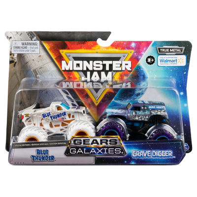 Monster Jam Zombie Monster Mutt Vs Hunter Earth Shaker Die-Cast Monster Trucks