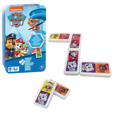 Paw Patrol Dominoes In Tin (Age 5 Years +)