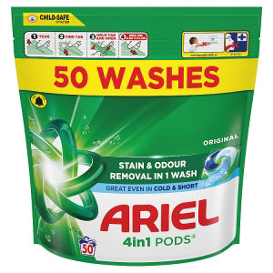 Ariel 4in1 PODS®, Washing Capsules 50 - ASDA Groceries