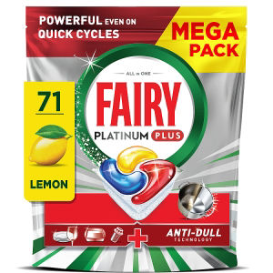 Fairy Platinum Plus 77 Lemon Dishwasher Tablets 1194G