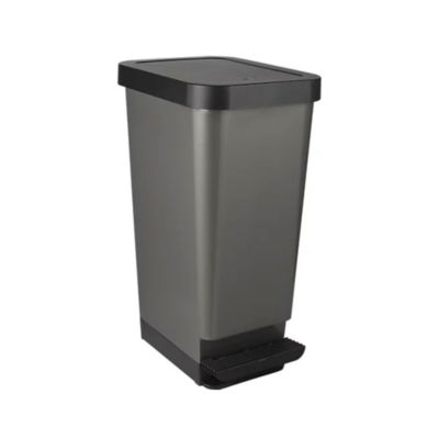 Moda Dark Grey Pedal Bin 45L - Image 2