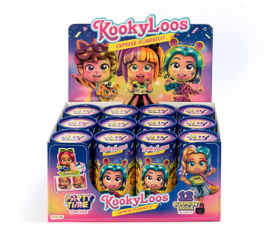 Kookyloos Express Yourself Party Time Surprise Doll (Style may vary -  Age 3+ Years)