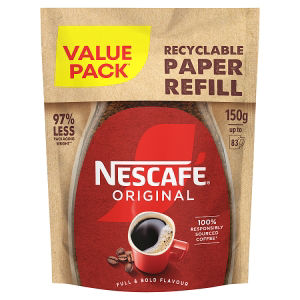 NESCAFE Original Instant Coffee Paper Refill Pouch 150g