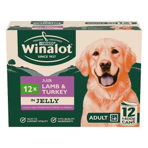 Winalot Classics Mixed in Jelly Lamb & Turkey Wet Dog Food 12x400g