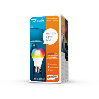 ASDA SMART LED CLASSIC 806LM BC COLOUR CHANGING BULB
