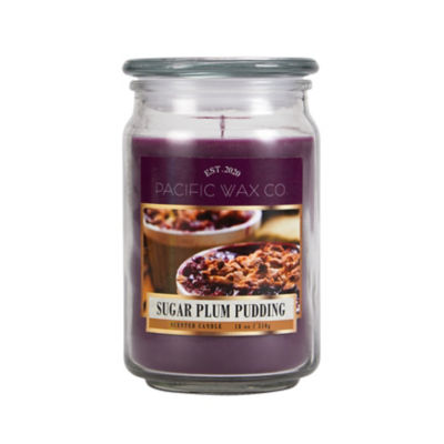 Pacific Wax Co Sugar Plum Pudding Jar Candle 510g