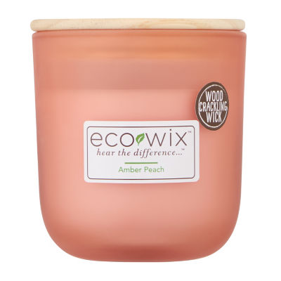 ASDA Ecowix Amber Peach Small Candle