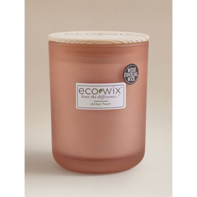 ASDA Ecowix Large Candle - Amber Peach