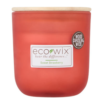ASDA Ecowix Sweet Strawberry Small Candle
