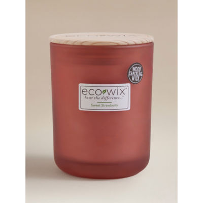ASDA Ecowix Large Candle - Sweet Strawberry