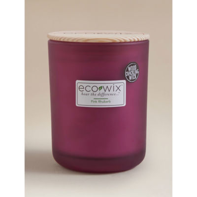 ASDA Ecowix Large Candle - Pink Rhubarb