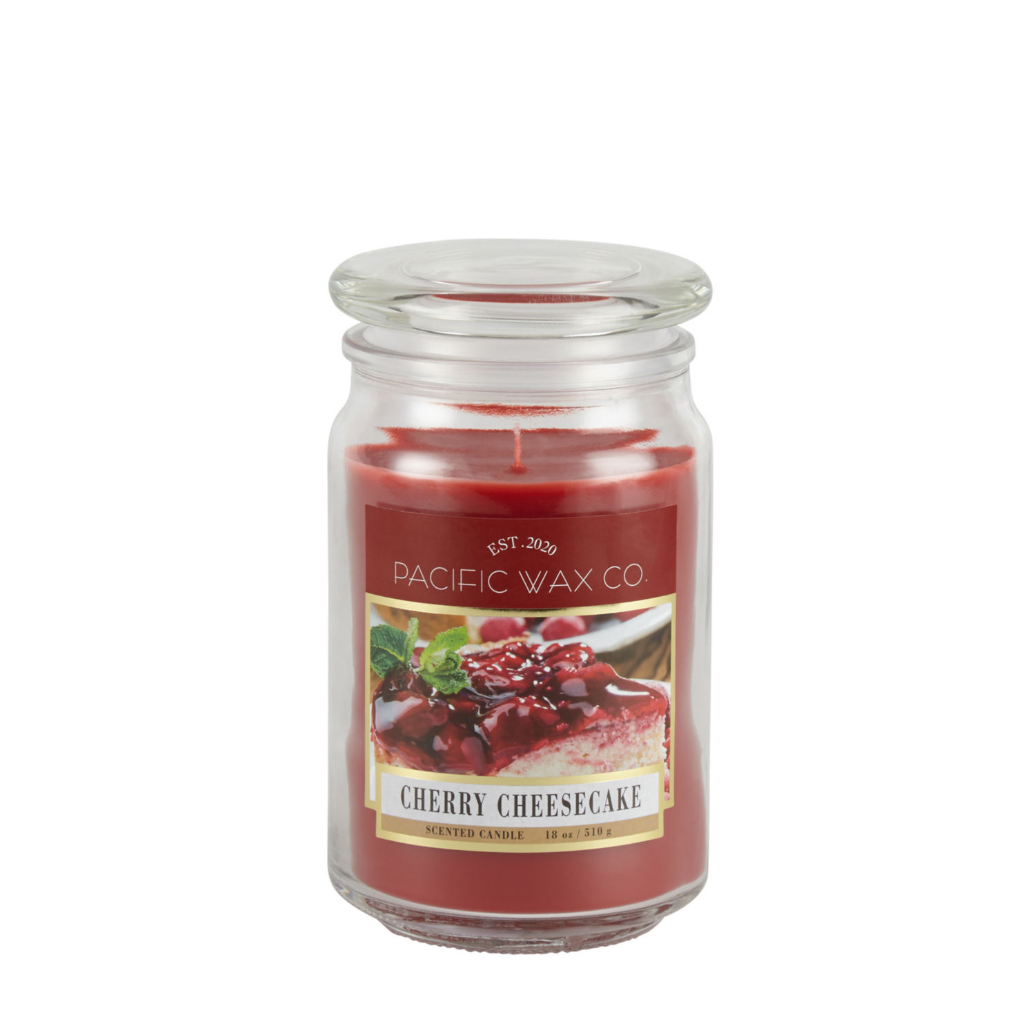 Pacific Wax Co Cherry Scented Jar Candle 510g
