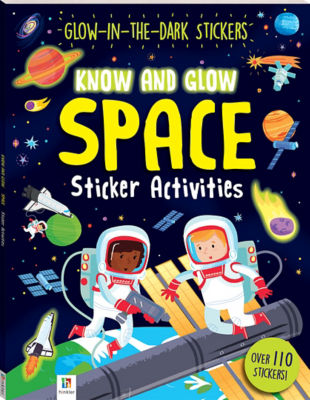 Hinkler Know And Glow: Space Sticker Activities Book