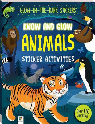 Hinkler Know And Glow: Animals Sticker Activities Book