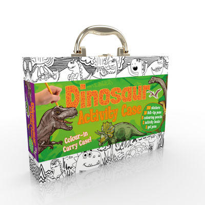 Bookoli Colour and Carry Dinosaur Activity Case