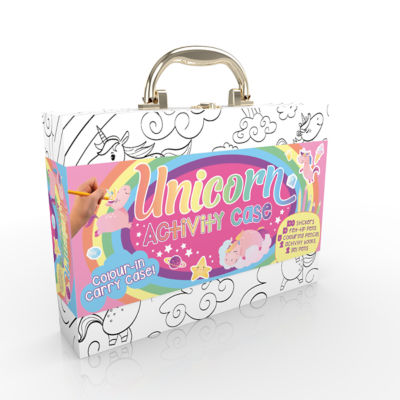 Bookoli Colour and Carry Unicorn Activity Case