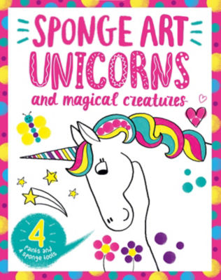 Igloo Books Unicorn &Magical Creatures Sponge Art