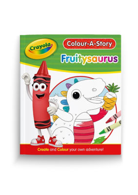 Crayola Colour-a-Story - Fruitysaurus - Colouring Story book.