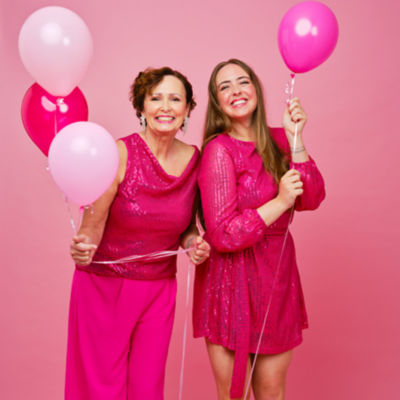 Asda South Ruislip customer Joanna Orford and her daughter Izzy star in this year's Tickled Pink campaign