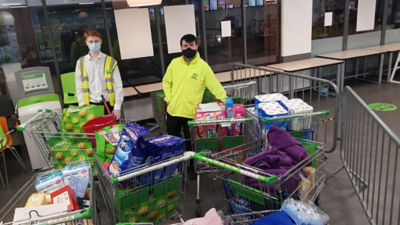 Asda Warrington rallies to support flood-hit communities
