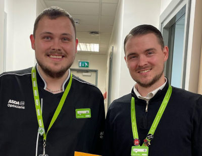 Harry Evans and Joel Turner from Asda Adel