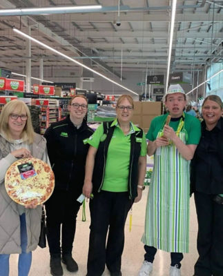 Scott Ferguson at Asda Alloa VIP tour