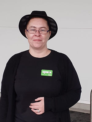 Asda Gorseinon cafe manager Amanda Hamil