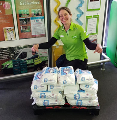 Amanda Wood from Asda Sutton has lost 11 stone in weight