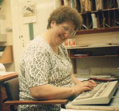 Asda Wheatley community champion Angie Young nursing during the 1980s
